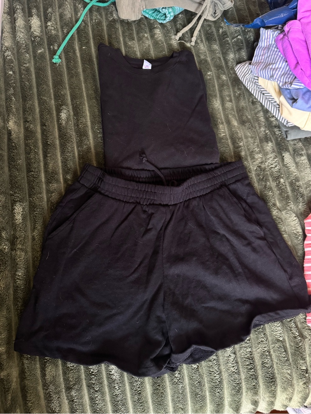 Old Navy Black Women's Lounge Short Set